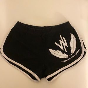 Sleeping with Sirens American Apparel Small Cotton Shorts
